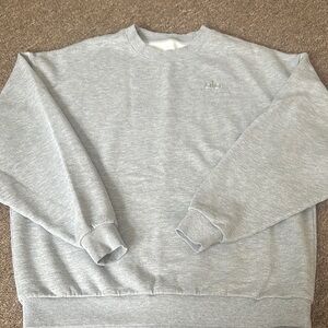 ALO Yoga Gray Crewneck Sweater